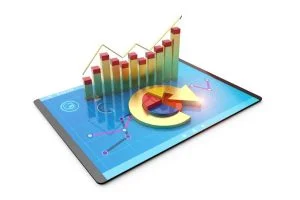 Trader analyzing forex signals and market charts.